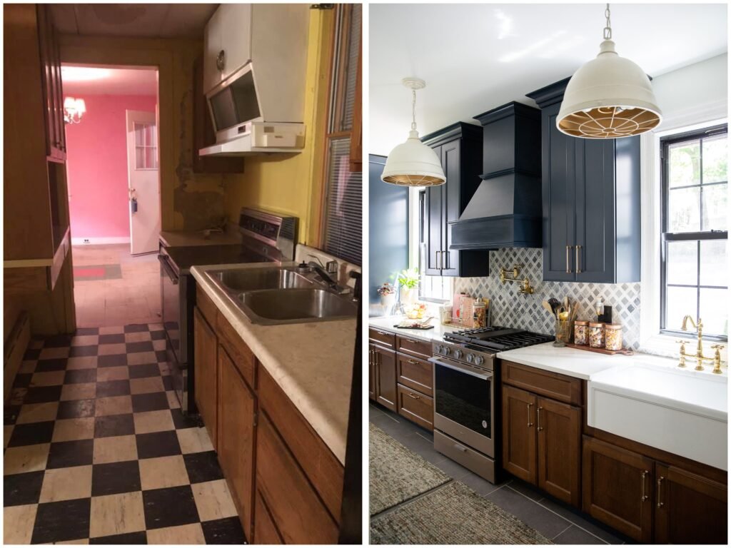 Kitchen Before and After